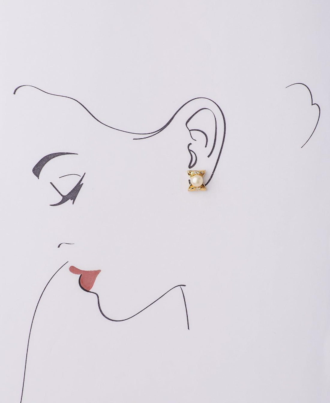 Elegant Real Pearl Stud Earring - Chandrani Pearls