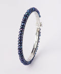 Elegant Rhodium Black Pearl Bangle - Chandrani Pearls