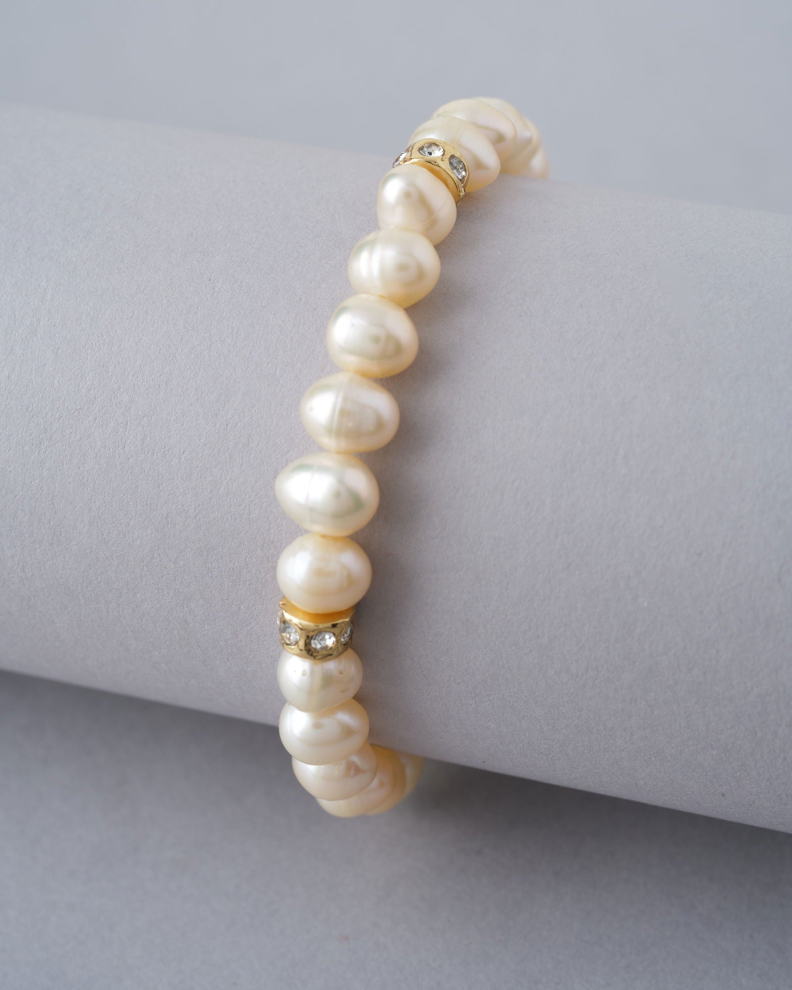 Elegant Single Line Bracelet - Chandrani Pearls