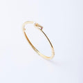Elegant Stone Studded Pearl Bangle - Chandrani Pearls
