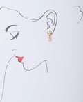 Elegant Stone Studded Pearl Earring - Chandrani Pearls