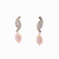 Elegant Stone Studded Pearl Earring - Chandrani Pearls