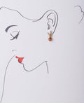 Elegant Stone Studded Pearl Earring - Chandrani Pearls
