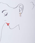 Elegant Stone Studded Pearl Earring - Chandrani Pearls