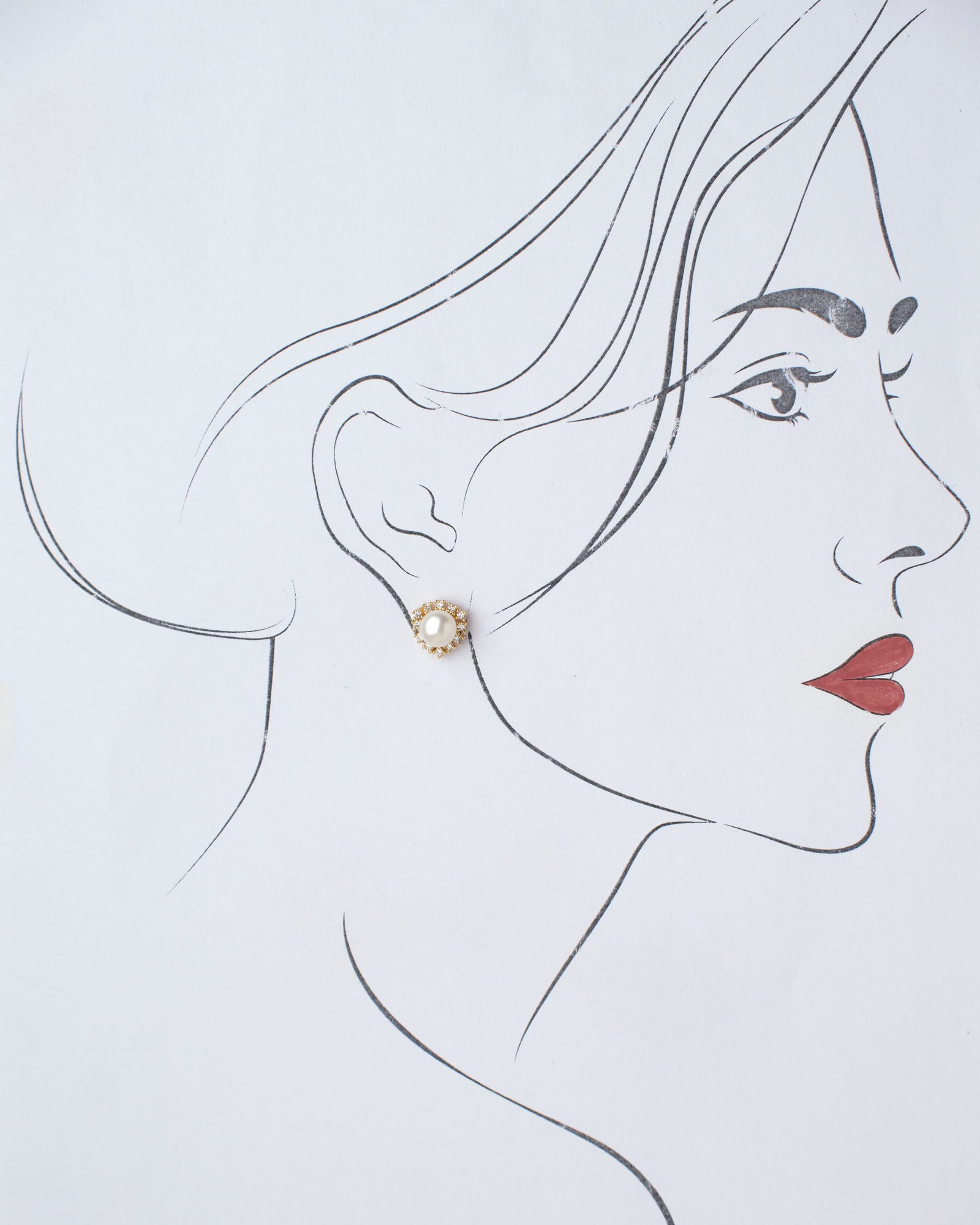 Elegant Stud Pearl Earring - Chandrani Pearls