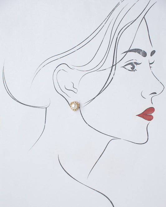 Elegant Stud Pearl Earring - Chandrani Pearls