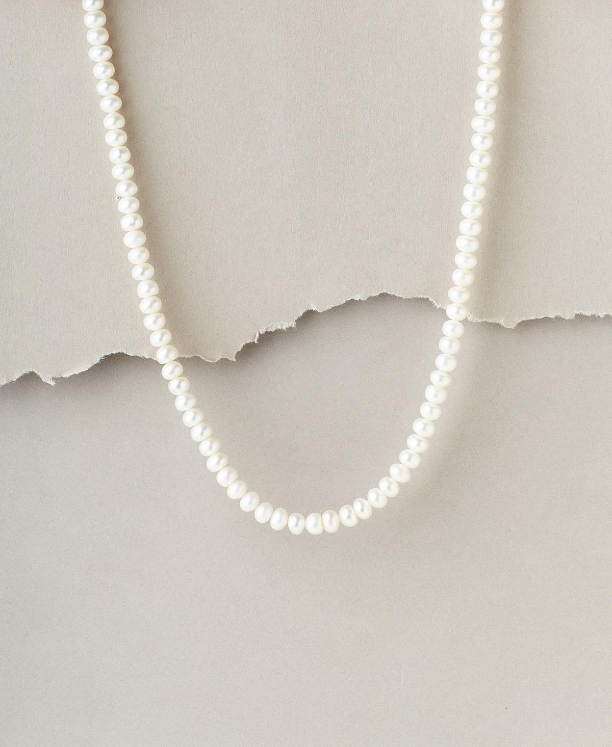 Elegant White Pearl Necklace - Chandrani Pearls