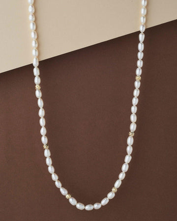 Elegant White Pearl Necklace - Chandrani Pearls