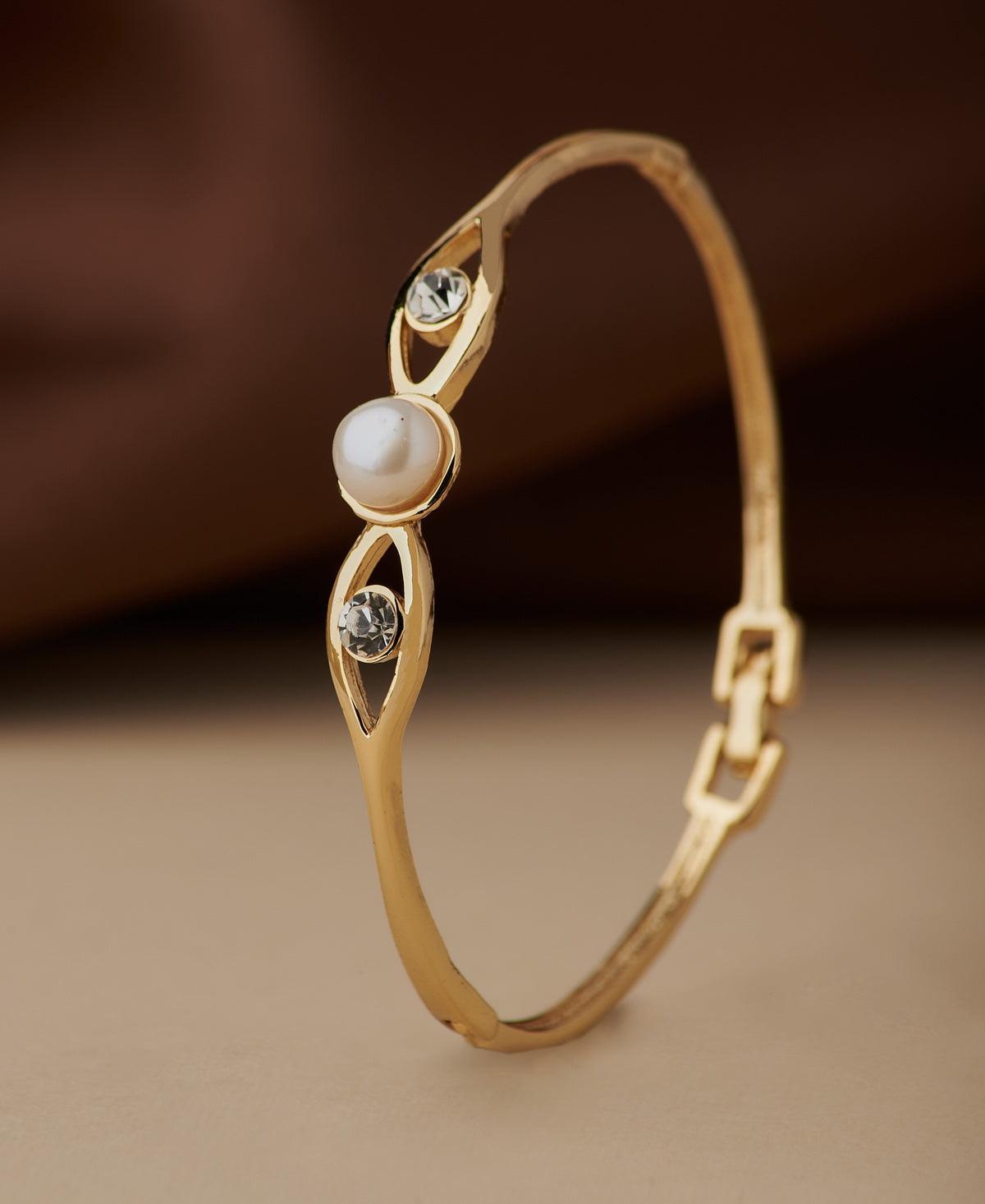 Elegant and Classy Pearl Bangle - Chandrani Pearls