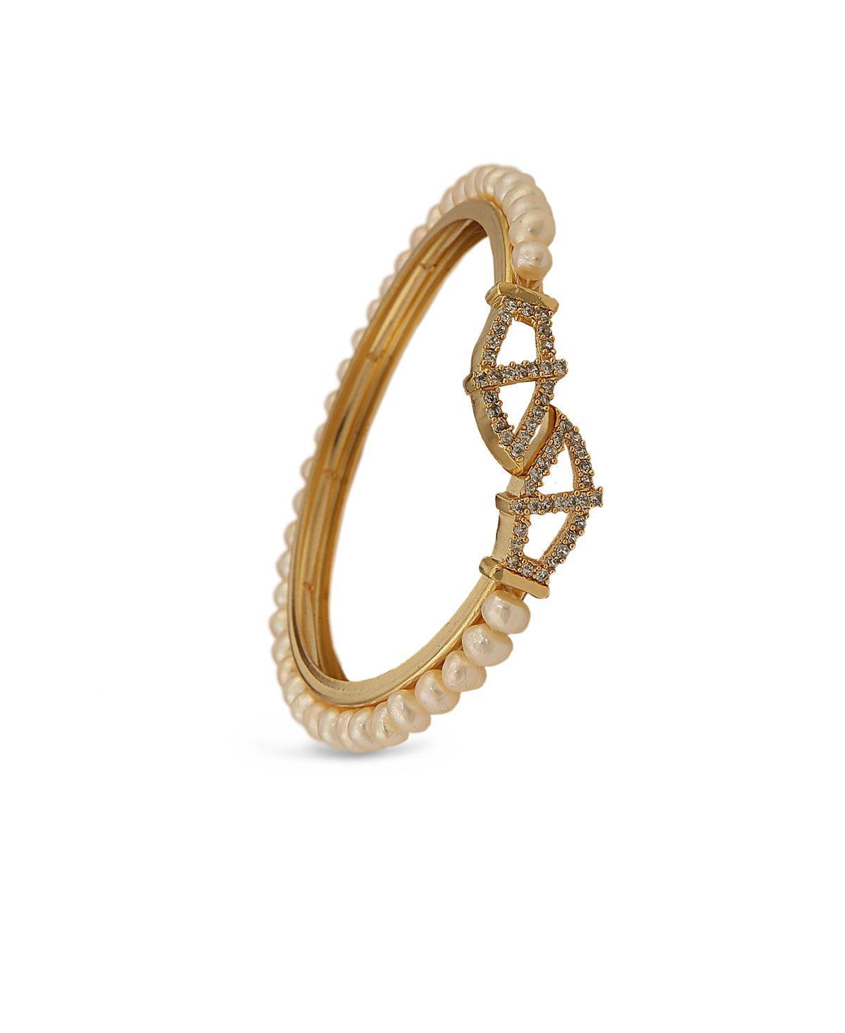 Elegant and classy Pearl Bangle - Chandrani Pearls