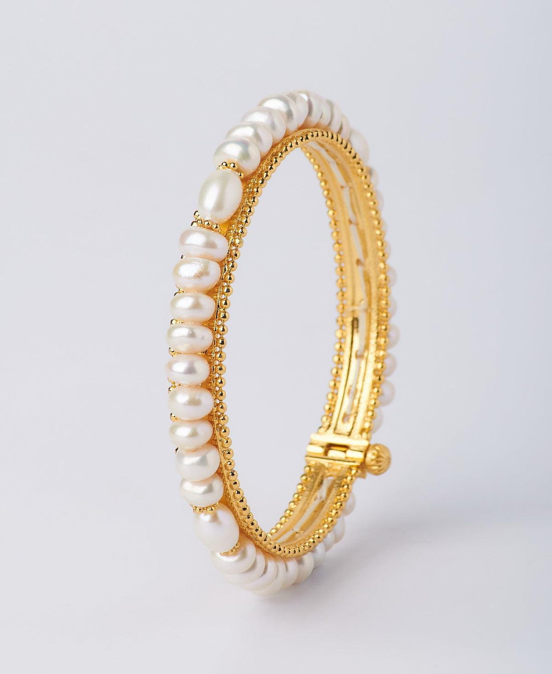 Elegant and classy Pearl Bangle - Chandrani Pearls