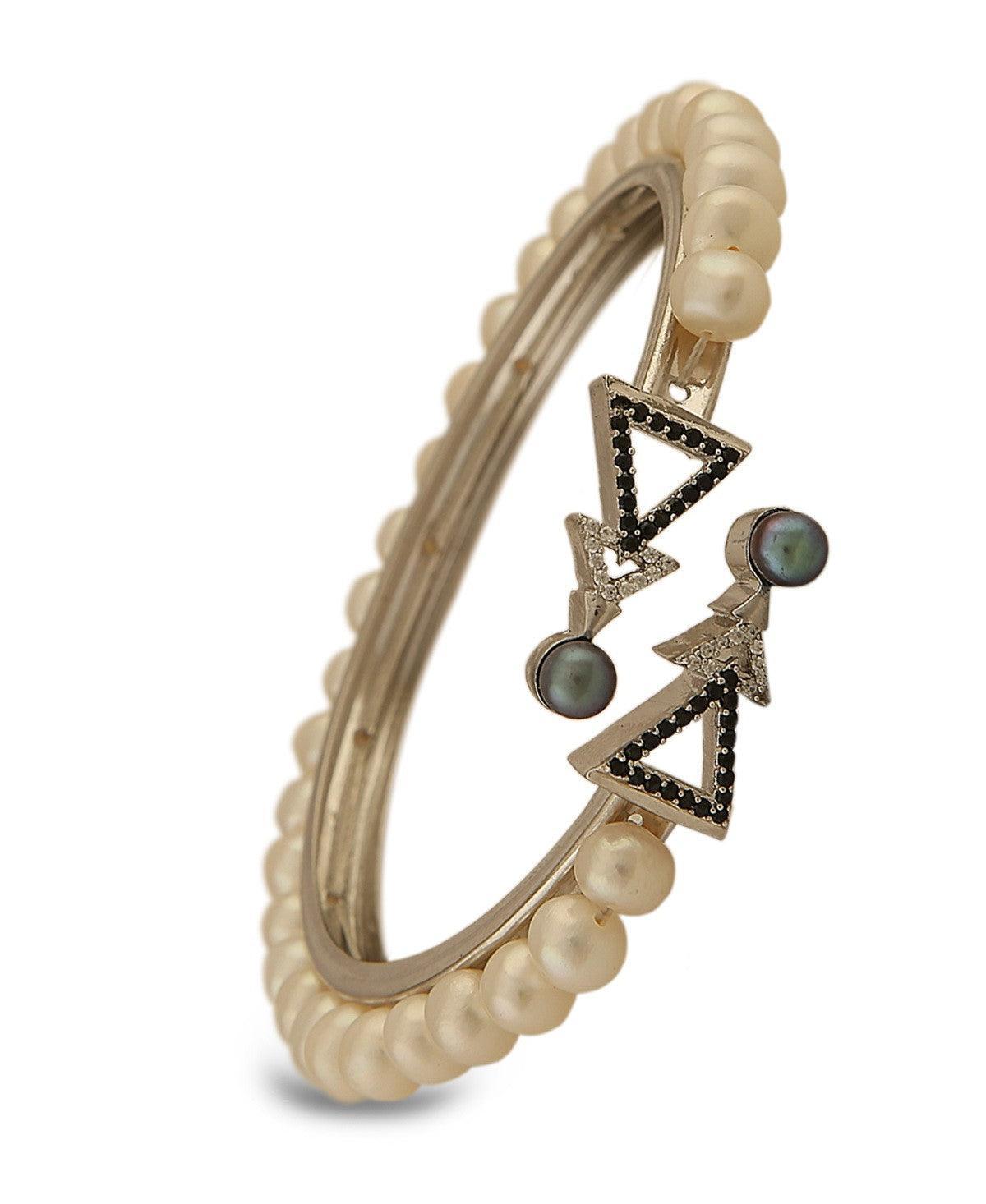 Elegant and classy Pearl Bangle - Chandrani Pearls