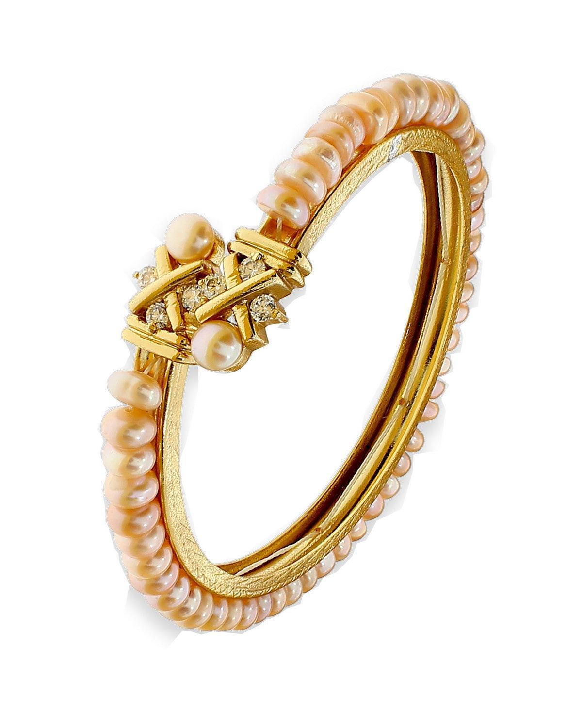 Elegant and classy Pearl Bangle - Chandrani Pearls