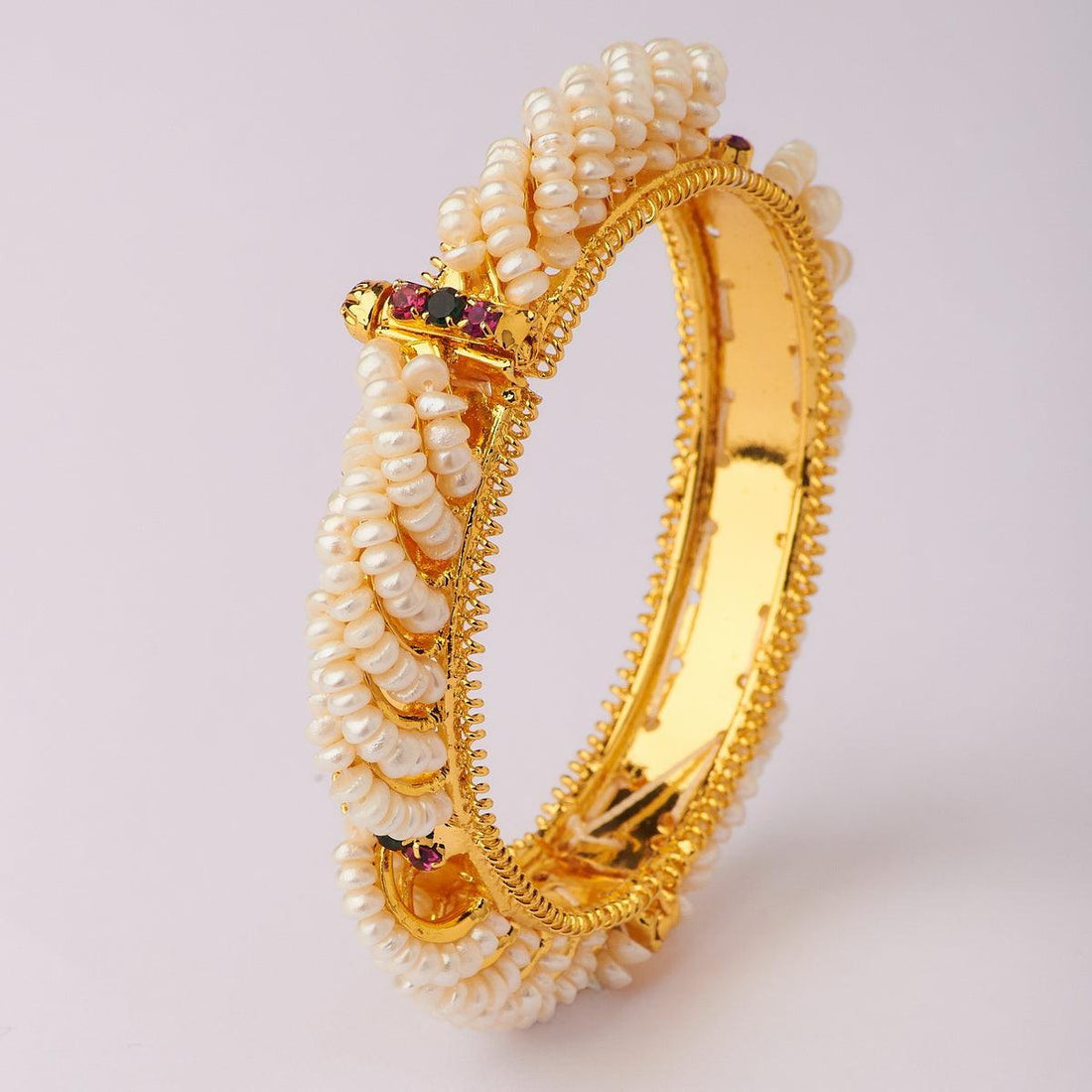 Elegant and classy Pearl Bangle - Chandrani Pearls