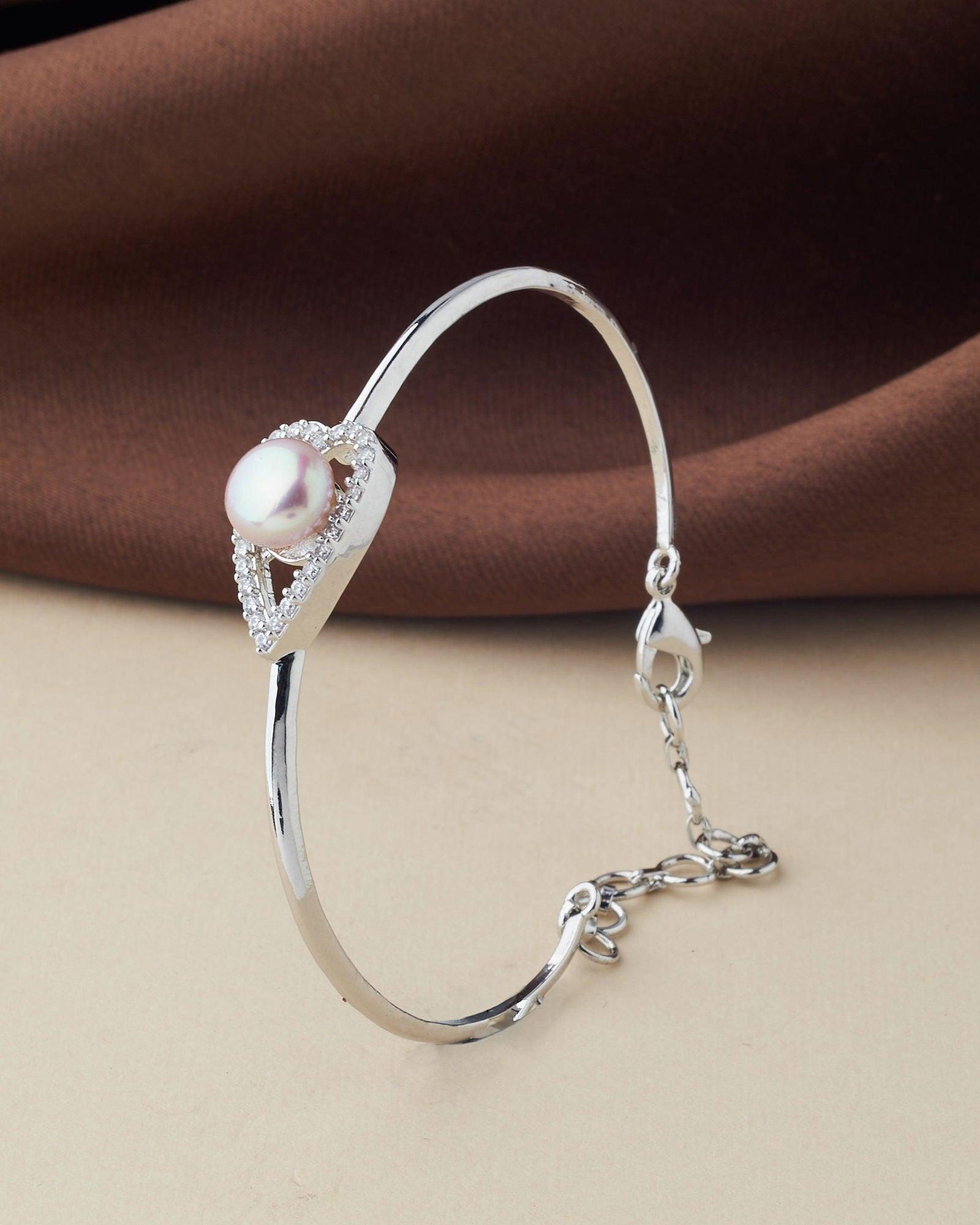 Elegant and classy Pearl Bangle - Chandrani Pearls