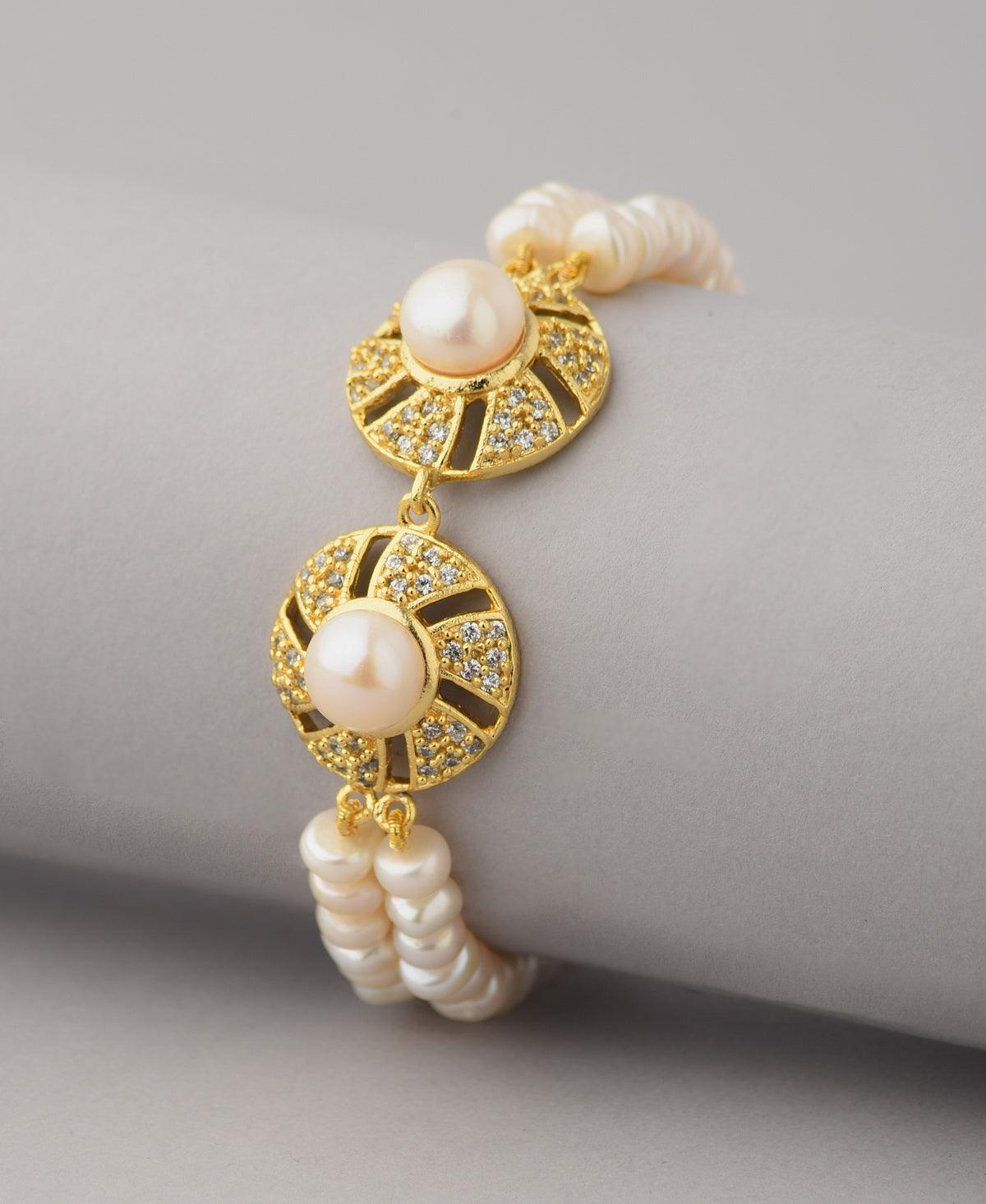 Elegant and classy Pearl Bracelet - Chandrani Pearls