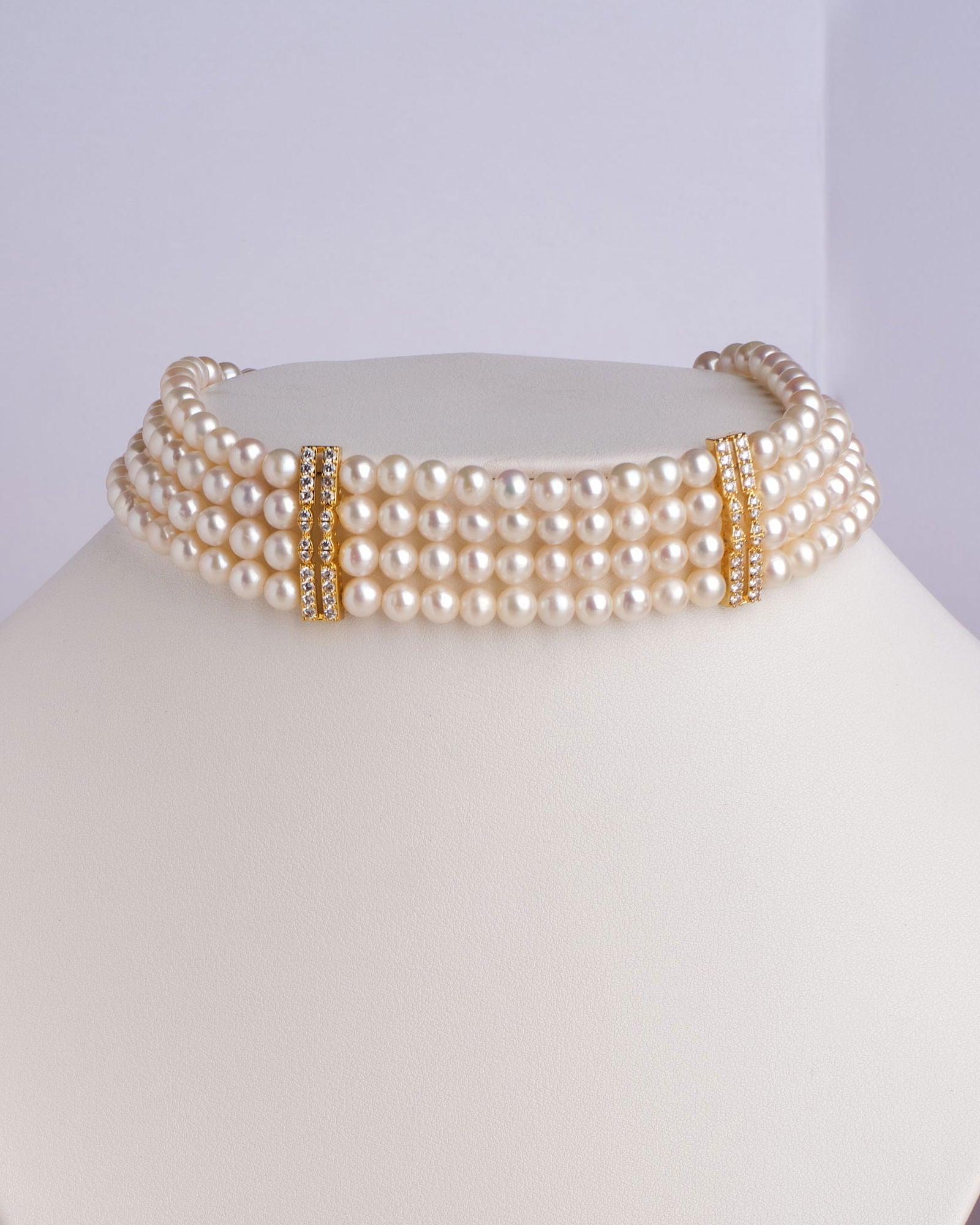 Epicurean Elegance Pearl Choker - Chandrani Pearls