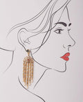 Ethnic Hanging Pearl Jhumka - Chandrani Pearls