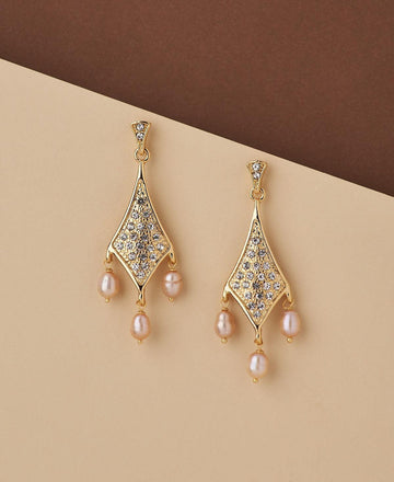 Ethnic Pearl Hanging Earring - Chandrani Pearls