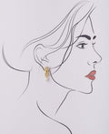 Ethnic Real Pearl Hanging Earring - Chandrani Pearls