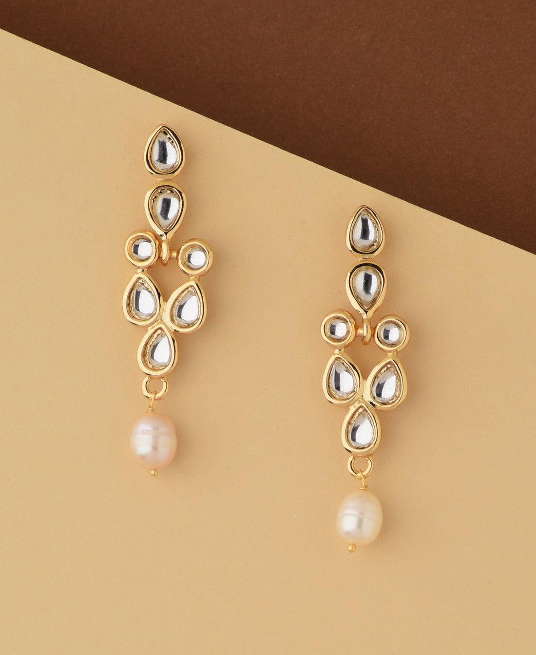Ethnic Real Pearl Hanging Earring - Chandrani Pearls