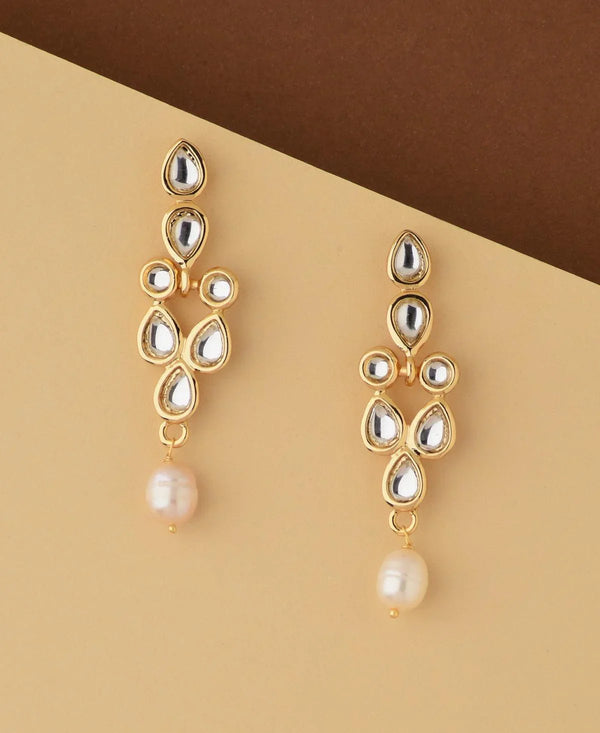 Ethnic Real Pearl Hanging Earring - Chandrani Pearls