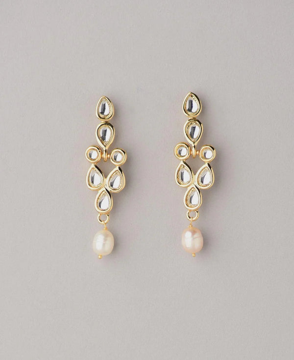Ethnic Real Pearl Hanging Earring - Chandrani Pearls
