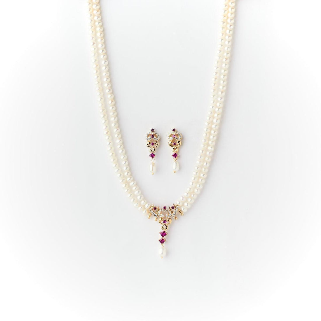 Exquisite Pearl Necklace Set - Chandrani Pearls