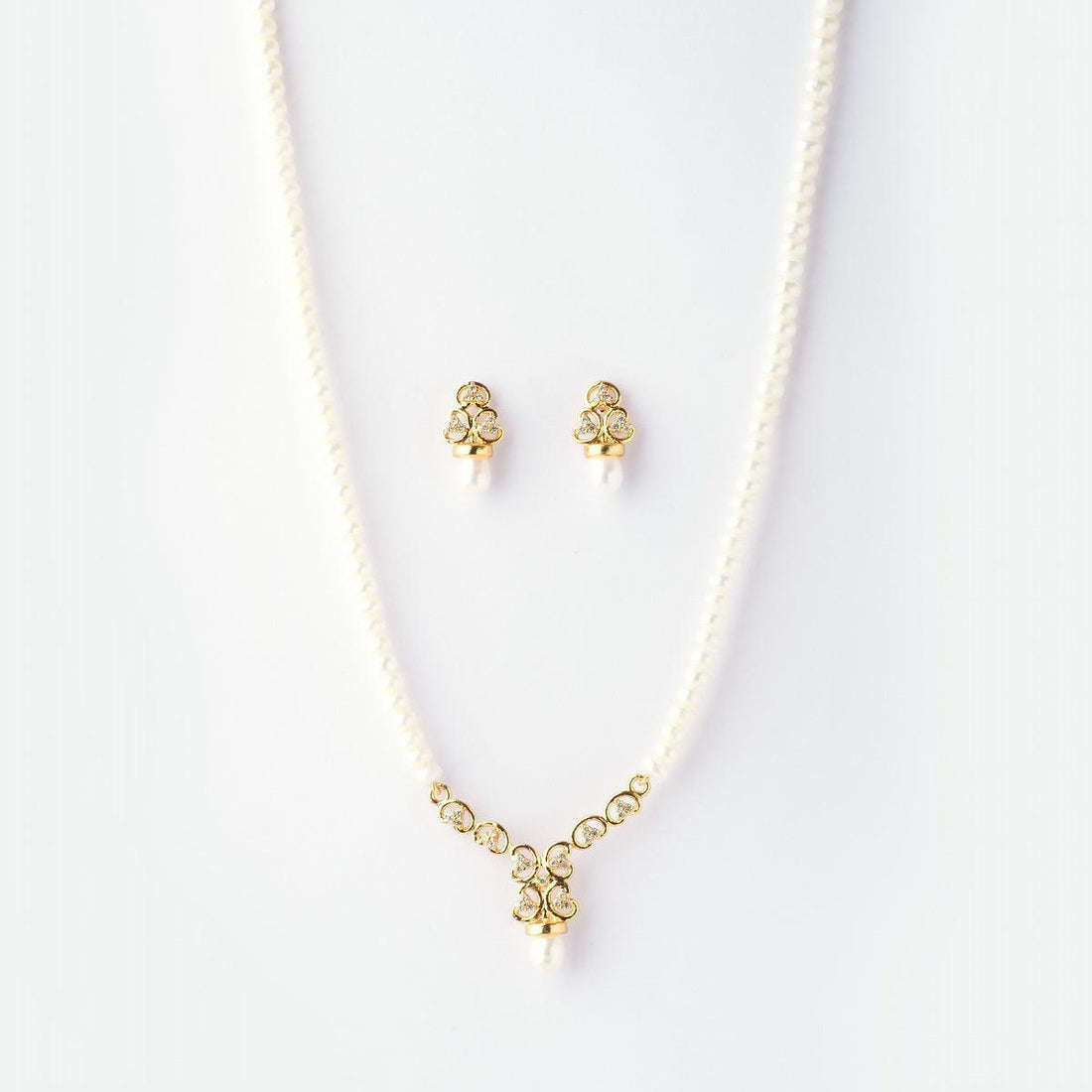 Exquisite Real Pearl Necklace Set - Chandrani Pearls