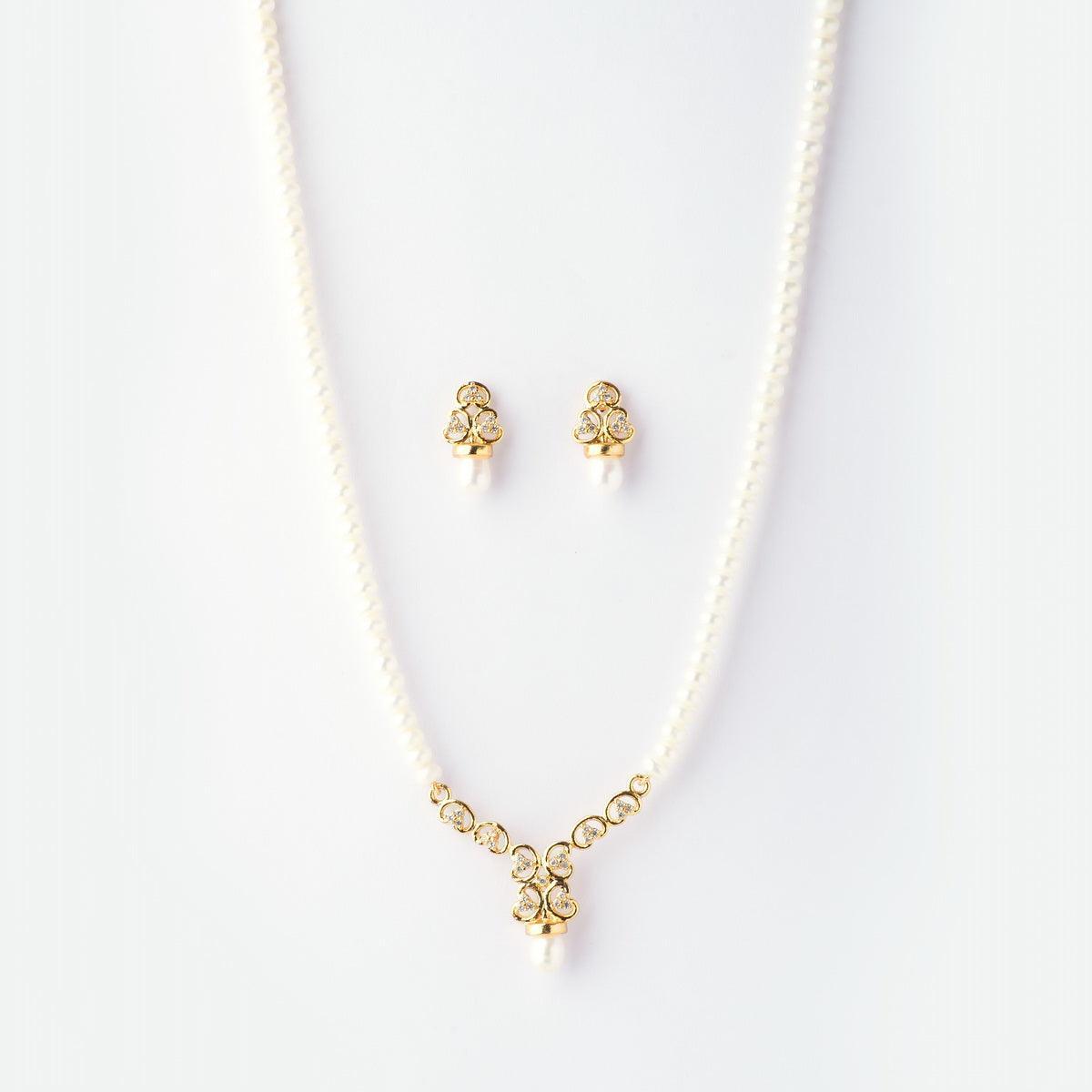 Exquisite Real Pearl Necklace Set - Chandrani Pearls