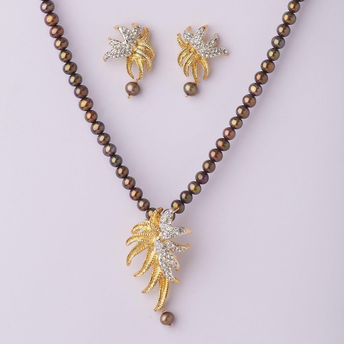 Exquisite Real Pearl Necklace Set - Chandrani Pearls