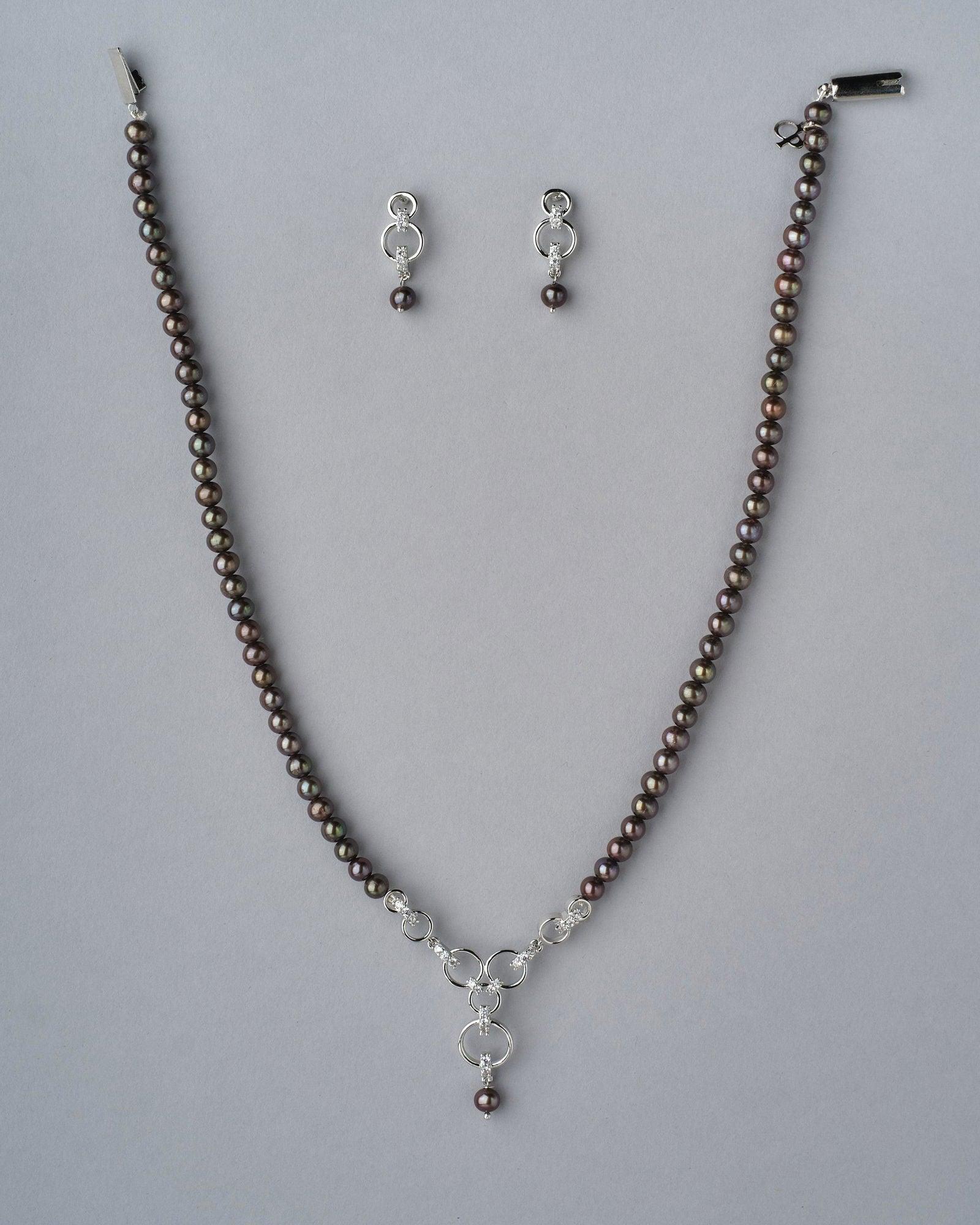 Exquisite Real Pearl Necklace Set - Chandrani Pearls