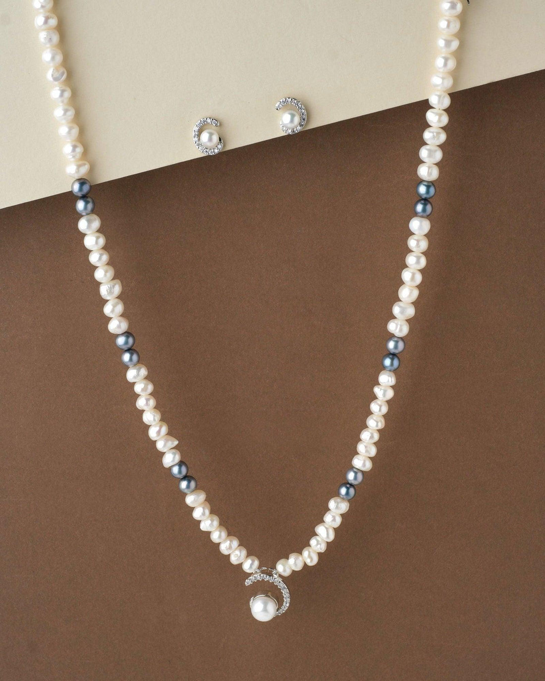 Exquisite Real Pearl Necklace Set - Chandrani Pearls