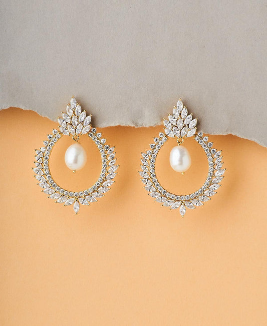 Faiza Regal Chandeliers Earring - Chandrani Pearls