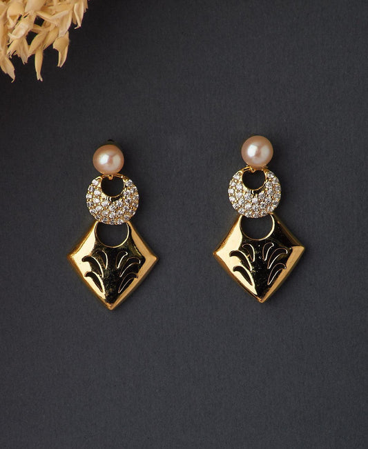 Fancy Hanging Pearl Earring - Chandrani Pearls