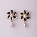 Fashionable Floral Pearl Hanging Earring - Chandrani Pearls