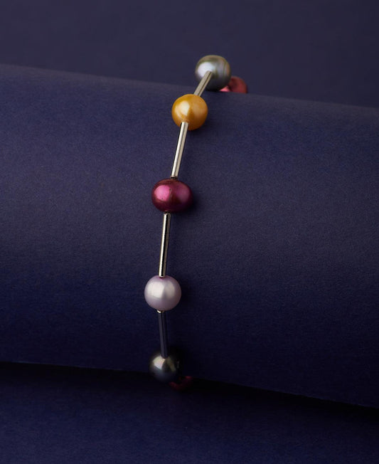 Fashionable Multi Colour Bracelet - Chandrani Pearls