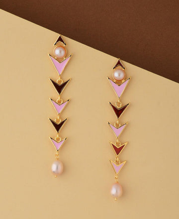 Fashionable Pearl Hang Earring - Chandrani Pearls