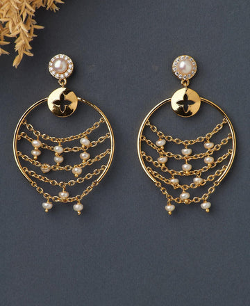 Fashionable Pearl Hanging Earring - Chandrani Pearls