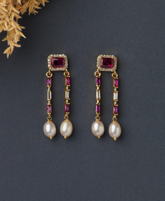 Fashionable Pearl Hanging Earring - Chandrani Pearls