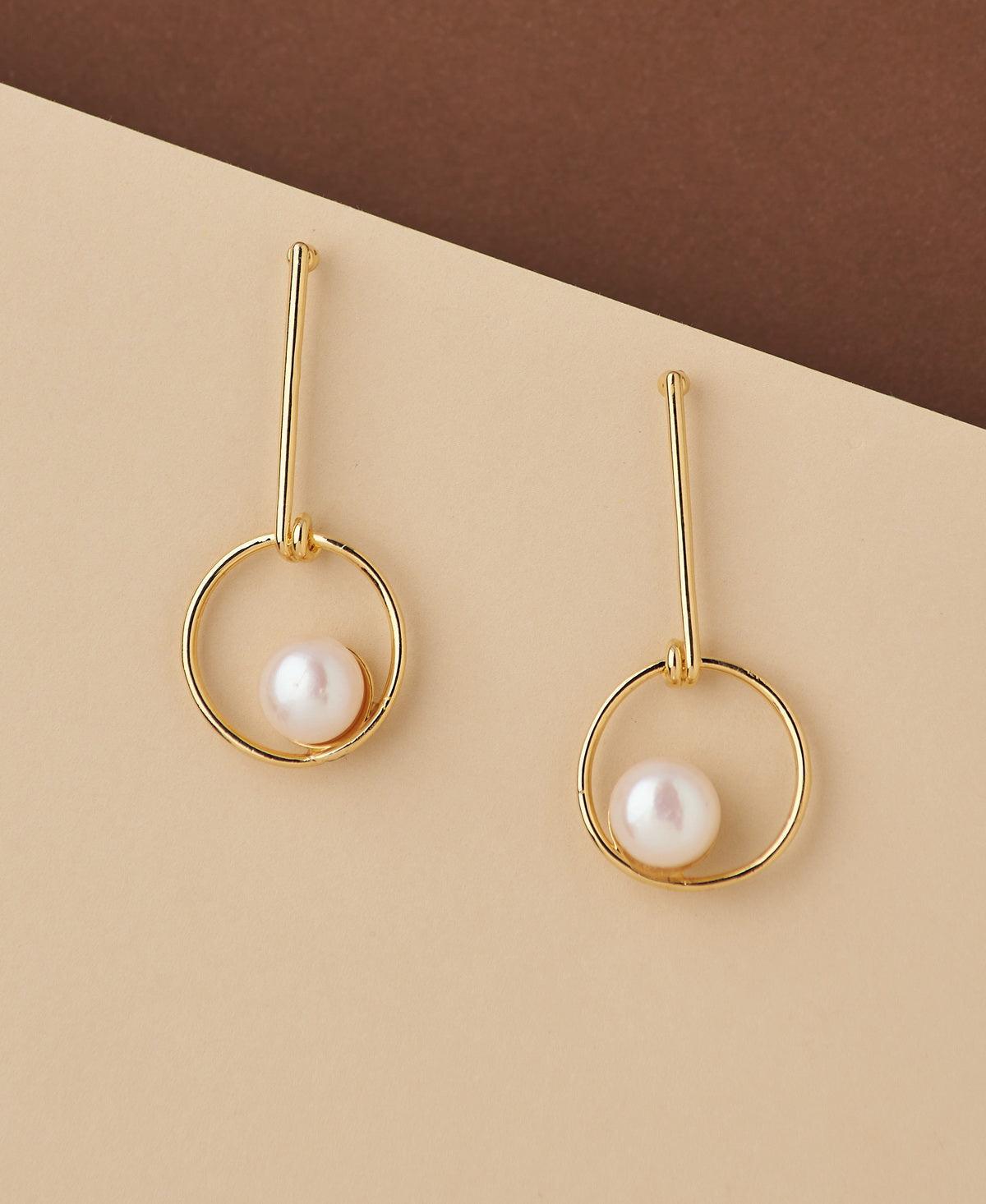 Fashionable Pearl Hanging Earring - Chandrani Pearls