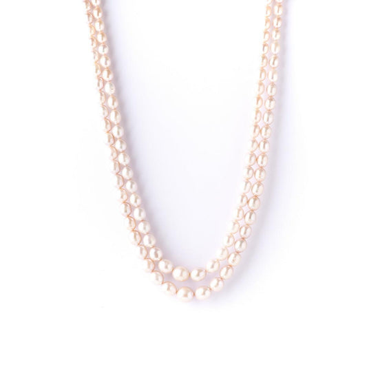 Fashionable Pink Pearl Necklace - Chandrani Pearls