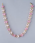Fashionable Pink & White Pearl Necklace - Chandrani Pearls