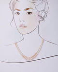 Fashionable Pink&White Pearl Necklace - Chandrani Pearls