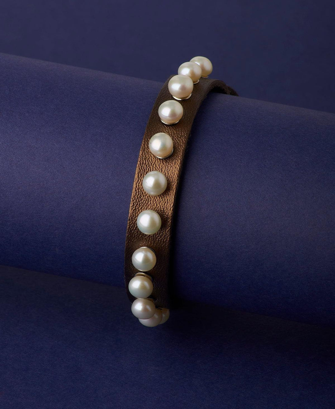 Fashionable Real Pearl Band Bracelet - Chandrani Pearls