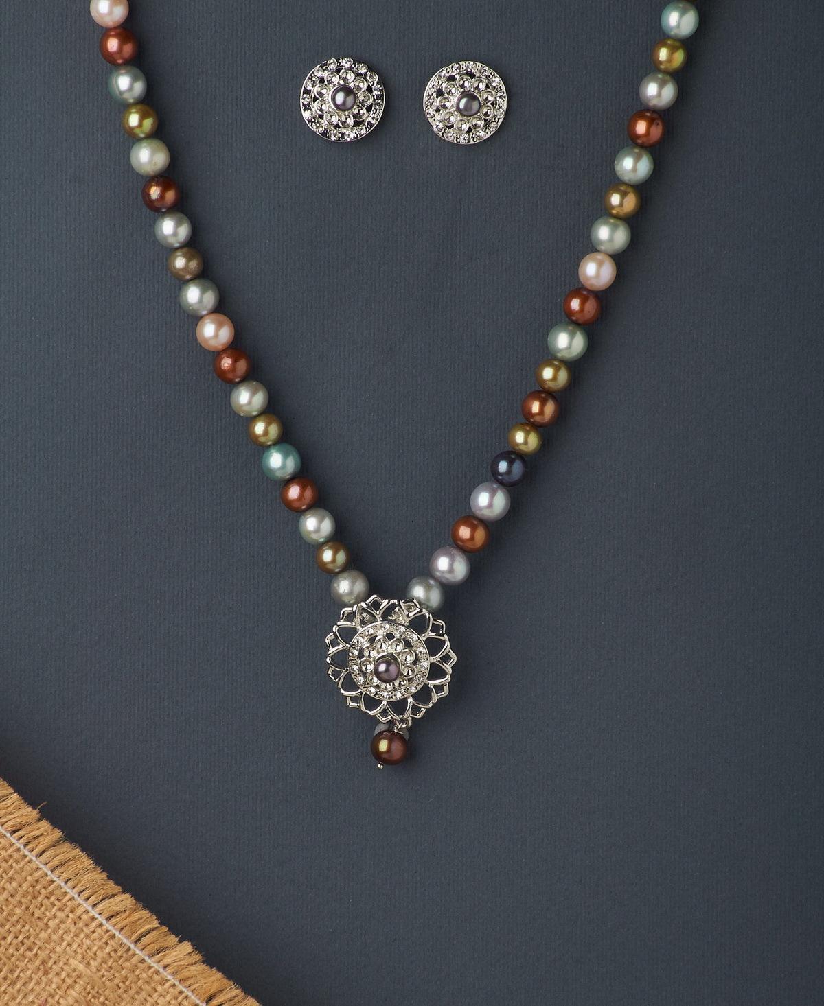 Fashionable Real Pearl Necklace Set - Chandrani Pearls