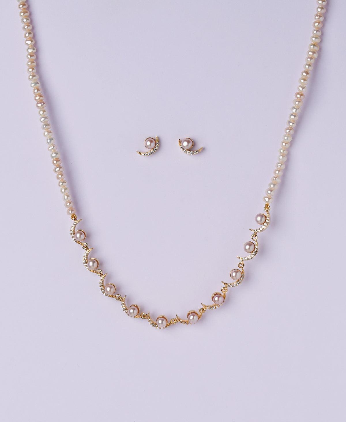 Fashionable Real Pearl Set - Chandrani Pearls