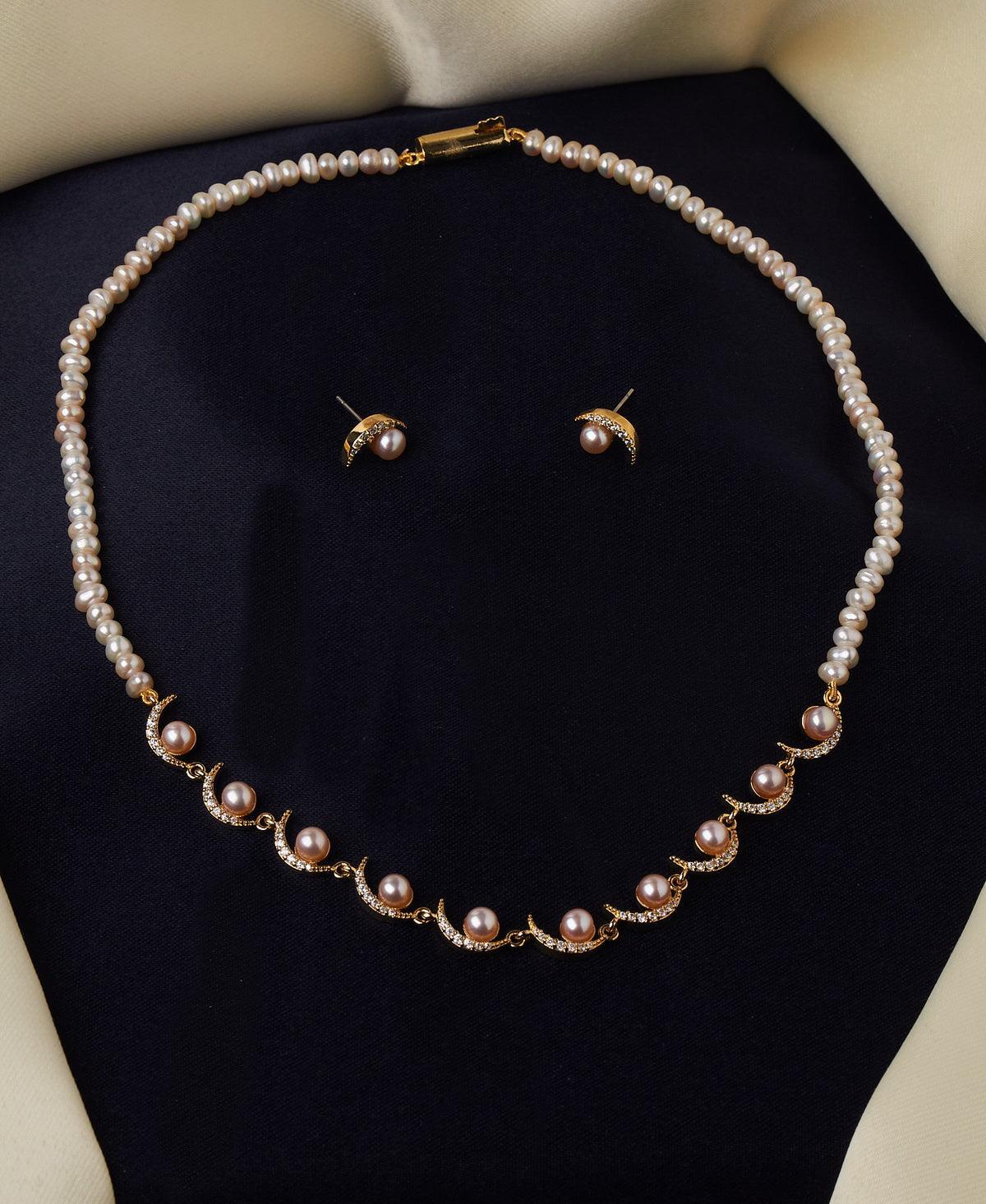 Fashionable Real Pearl Set - Chandrani Pearls