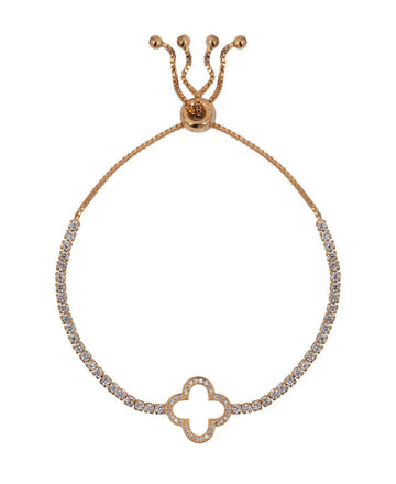 Fashionable Stone Studded Metallic Bracelet - Chandrani Pearls