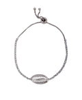 Fashionable Stone Studded Metallic Bracelet - Chandrani Pearls